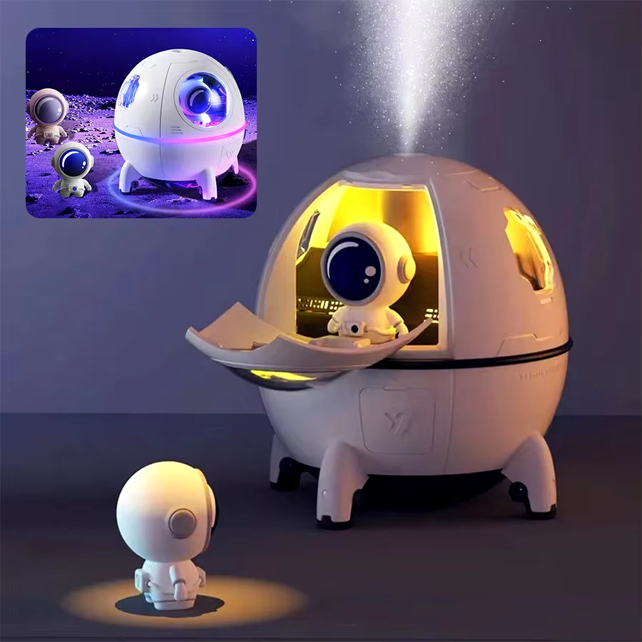 Space Capsule Humidifier – Fresh Air, Cozy Glow, Anywhere You Go ✨