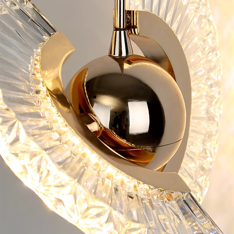 Nordic Rotatable LED Pendant Light – Modern Round Ceiling Fixture for Stylish Interiors