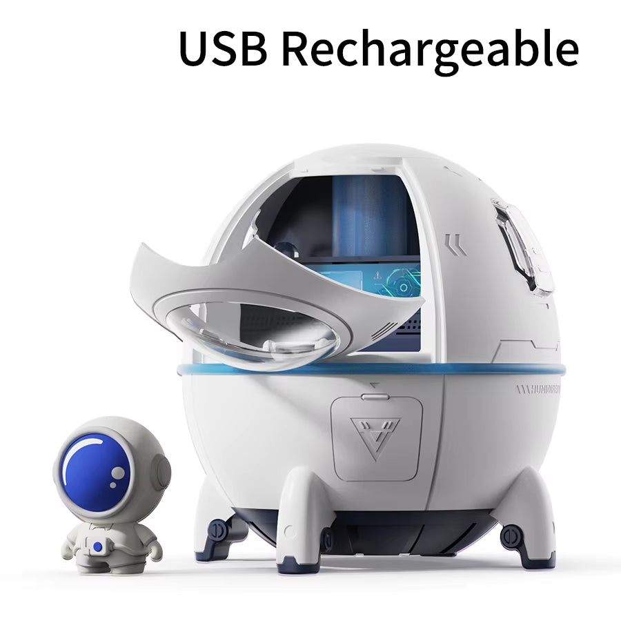 Space Capsule Humidifier – Fresh Air, Cozy Glow, Anywhere You Go ✨