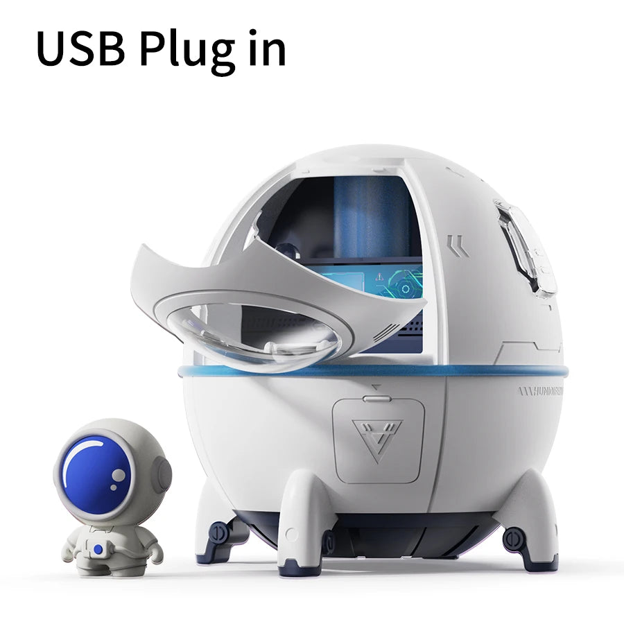 Space Capsule Humidifier – Fresh Air, Cozy Glow, Anywhere You Go ✨