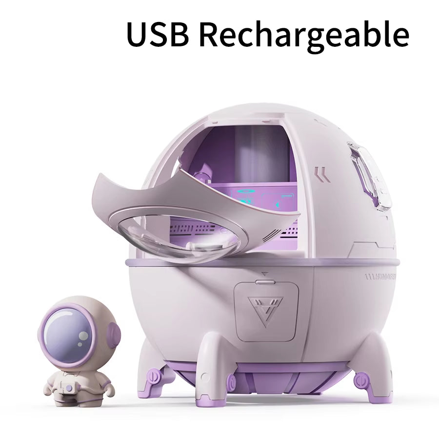 Space Capsule Humidifier – Fresh Air, Cozy Glow, Anywhere You Go ✨