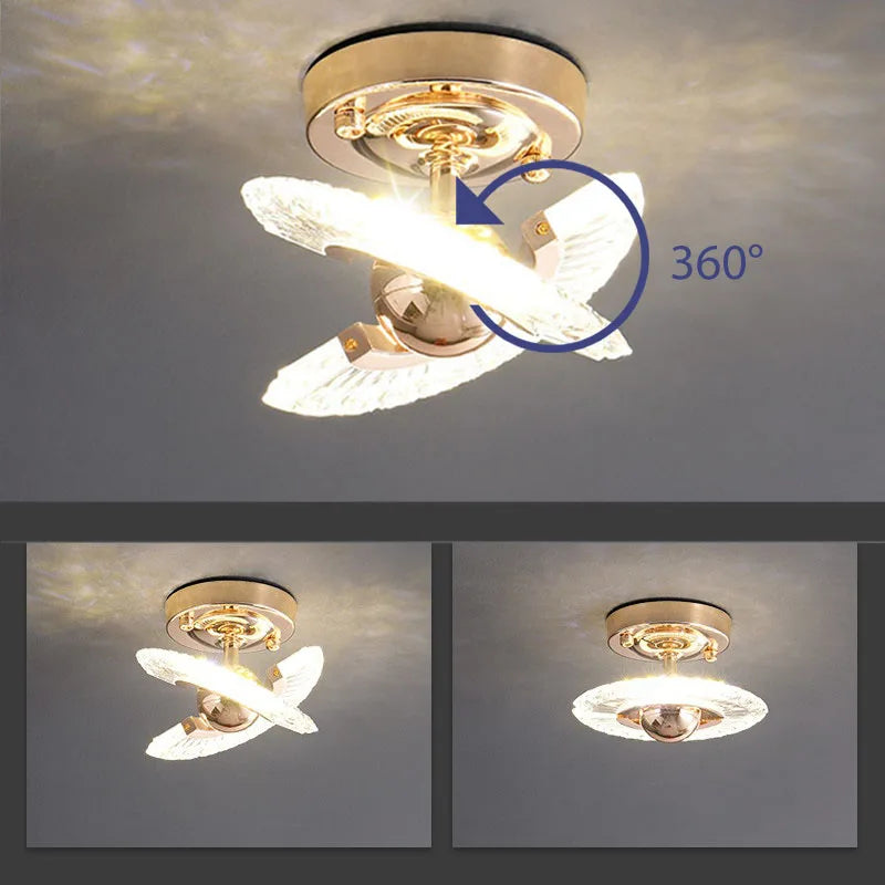 Nordic Rotatable LED Pendant Light – Modern Round Ceiling Fixture for Stylish Interiors
