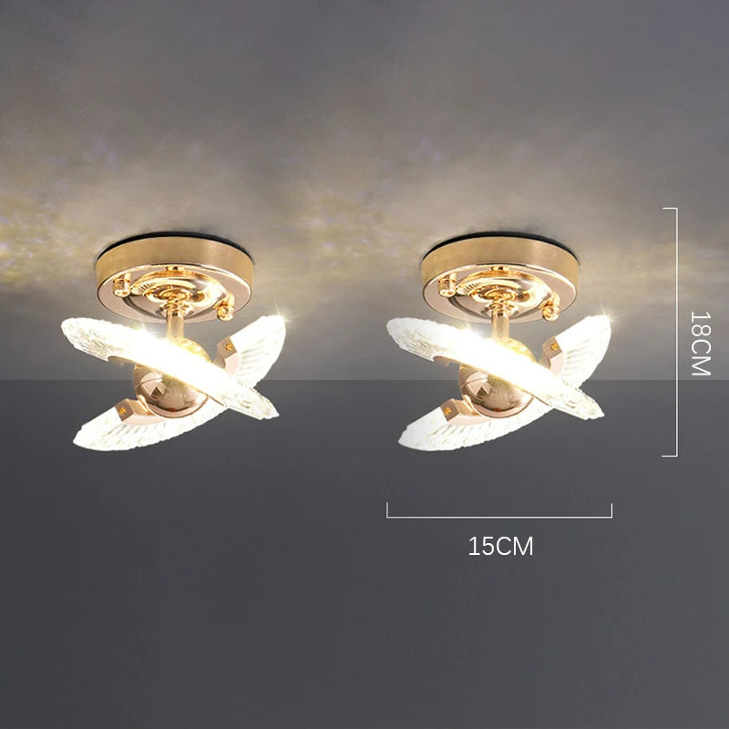 Nordic Rotatable LED Pendant Light – Modern Round Ceiling Fixture for Stylish Interiors