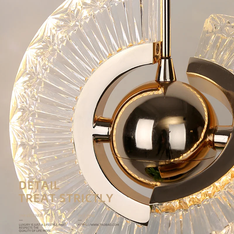 Nordic Rotatable LED Pendant Light – Modern Round Ceiling Fixture for Stylish Interiors